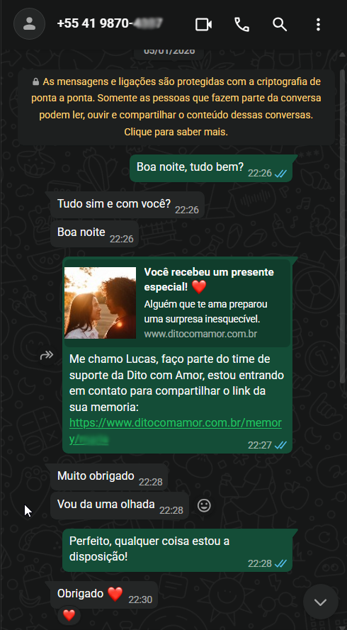 Avaliação WhatsApp 10