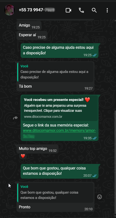 Avaliação WhatsApp 6