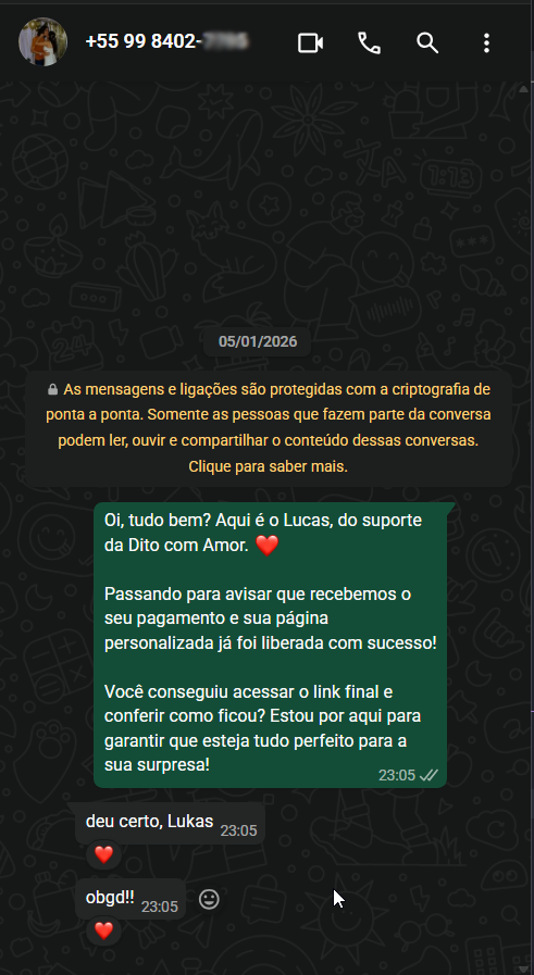 Avaliação WhatsApp 8