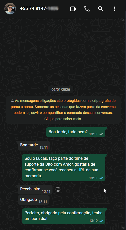 Avaliação WhatsApp 9